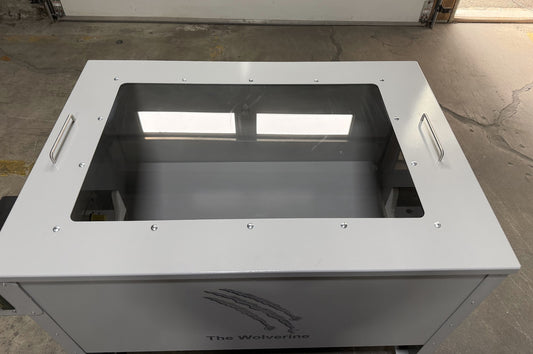 Acrylic lid window on the Wolverine tumbler